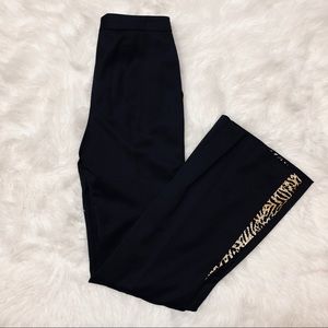 Eacada pants with leopard print 100% silk